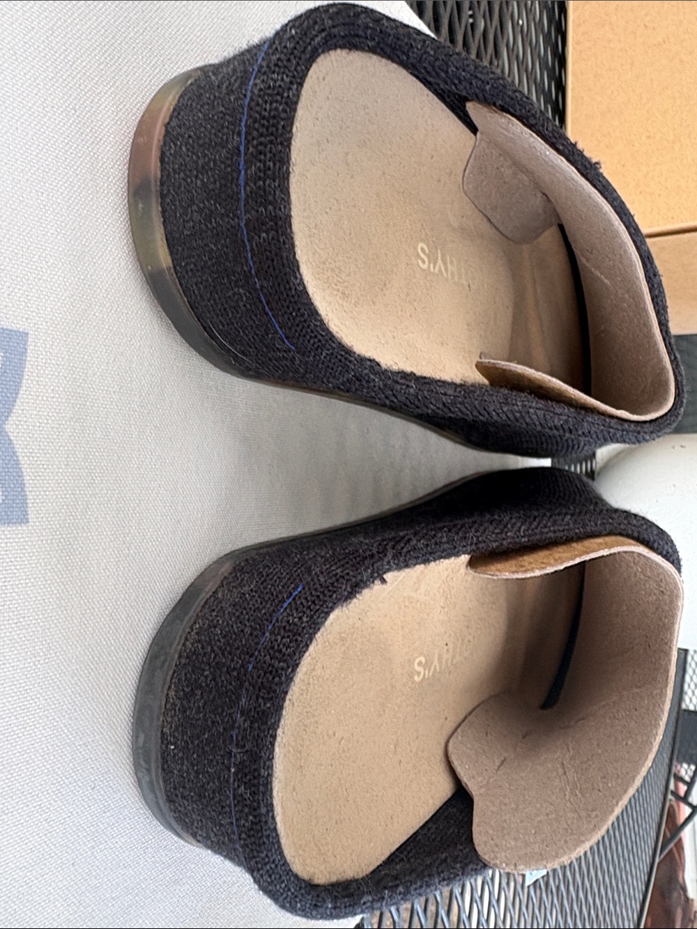 Rothy's Black Knit Slip-On Mules - Picture 6 of 7